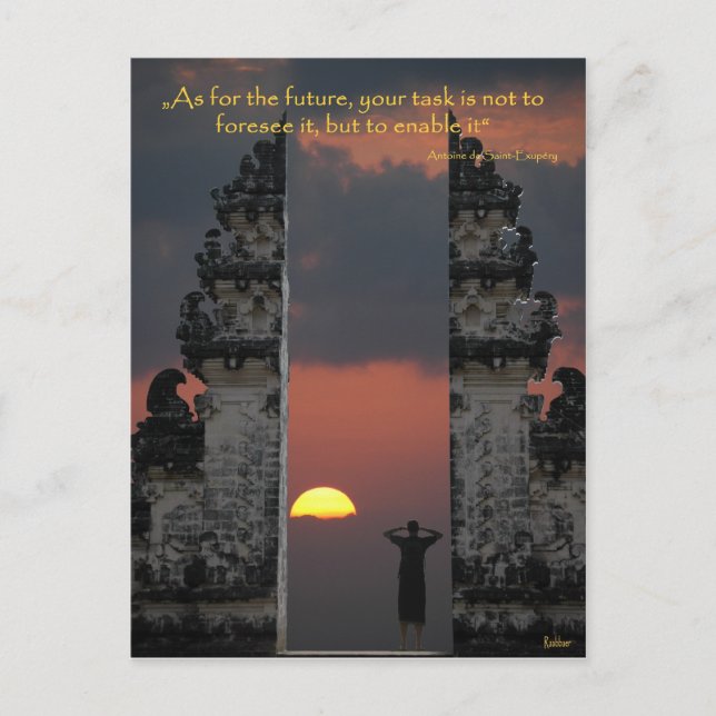 KÜNFTIG POSTKARTE (Vorderseite)