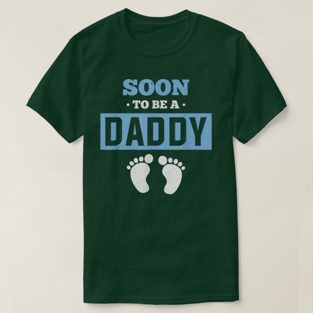Künftige Ankündigung von Vätern bald ein Papa pro  T-Shirt (Design vorne)