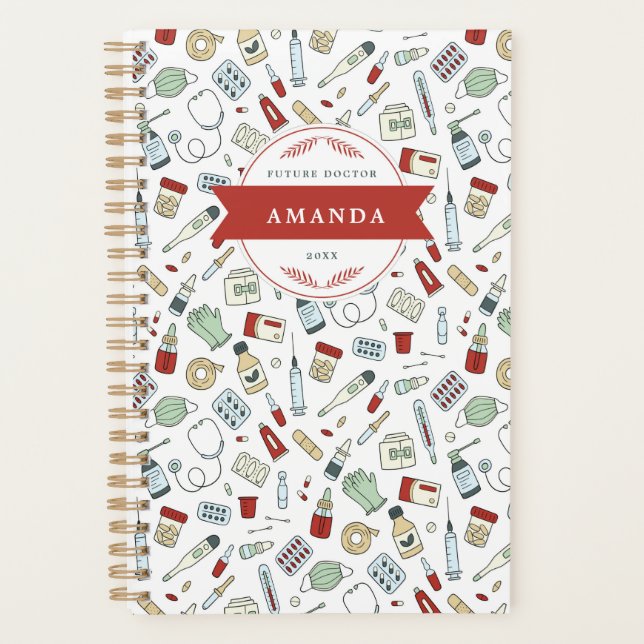 Künftige Ärzte - Krankenschwester - Medizin - Mode Planer (Vorderseite)