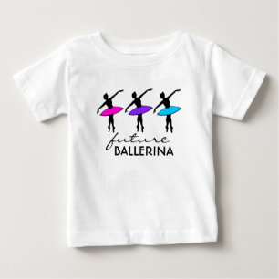 KÜNFTIGE BALLERINA Neon Tutu Ballet Dancer Baby T-shirt