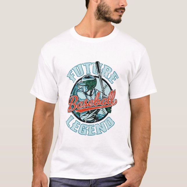 Künftige Baseball-Legende der Kinder T-Shirt (Vorderseite)