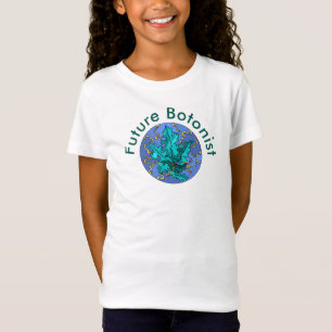 Künftige botanische Aquamarine Pflanze T-Shirt