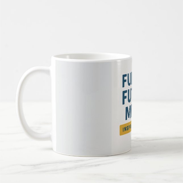 Künftige Denkansätze fördern - Inspirierend Lehrer Kaffeetasse (Links)