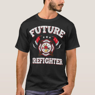 Künftige Feuerwehrmänner Männer Frauen Kinder dünn T-Shirt