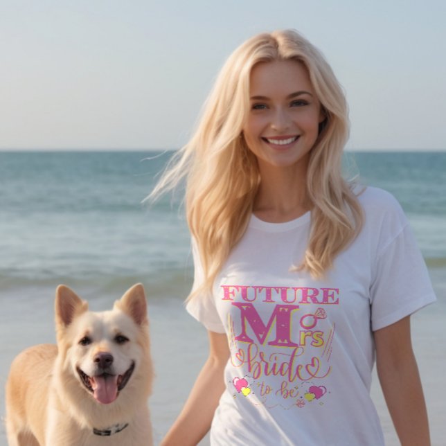 KÜNFTIGE FRAU, JUNGGESELINNEN-ABSCHIED ZU SEIN T-Shirt (Von Creator hochgeladen)