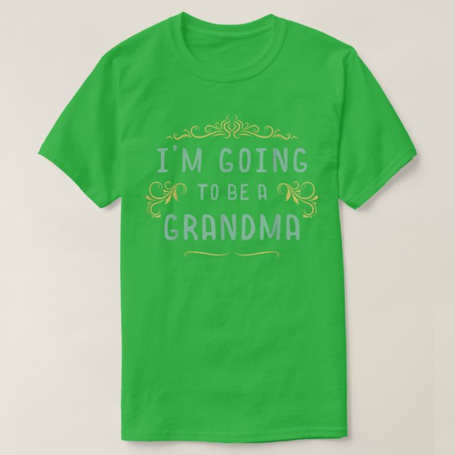 Künftige Großmutter werde ich eine Oma Gende werde T-Shirt (Design vorne)