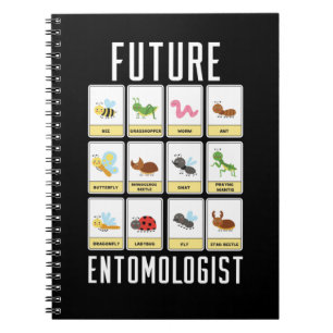 Künftige Insektenarten des Entomologen Notizblock