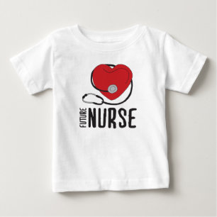 Künftige Krankenschwester wird bald Krankenversic Baby T-shirt