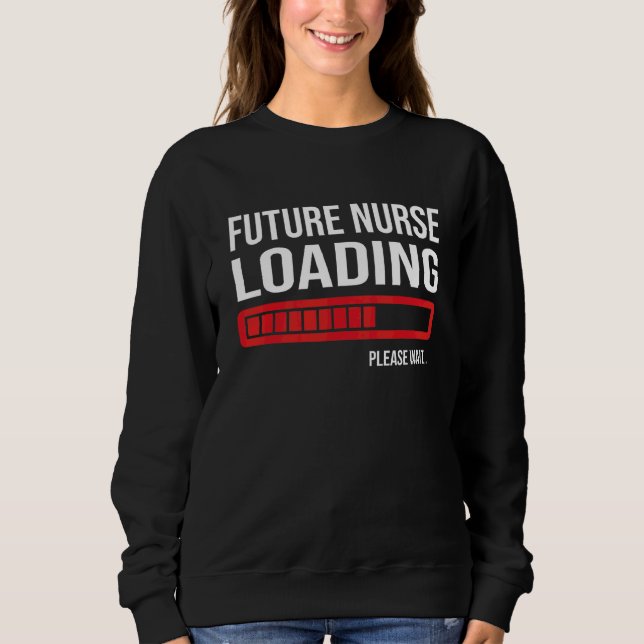 Künftige Krankenversicherung bitte warten Sweatshirt (Vorderseite)