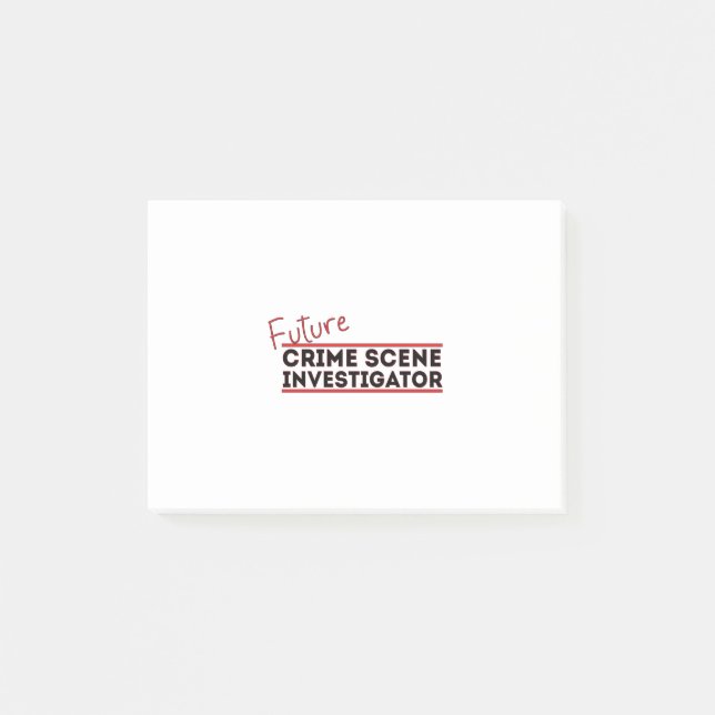 Künftige Kriminalitätsforschung Post-it Klebezettel (Vorderseite)