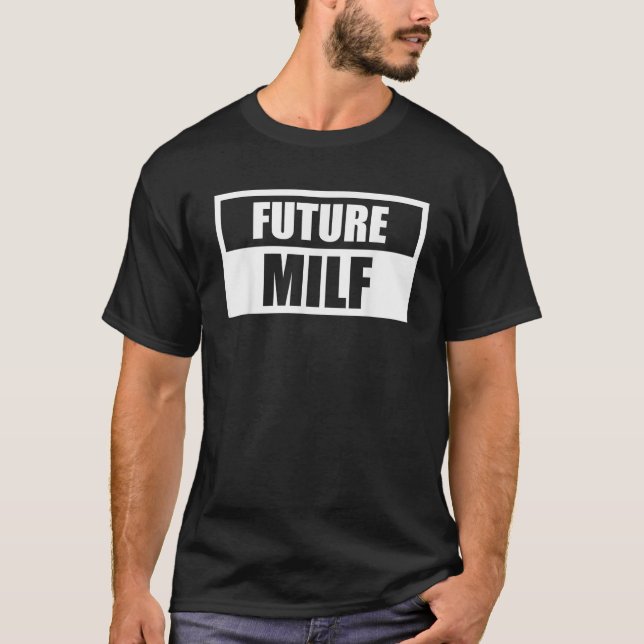 Künftige MILF schwangere Mama erwartet T-Shirt (Vorderseite)