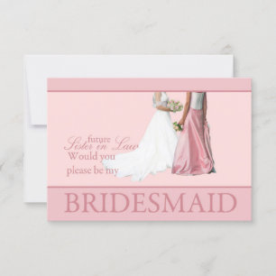 Künftige Ministerin für Recht Bitte sei Bridesmaid Einladung