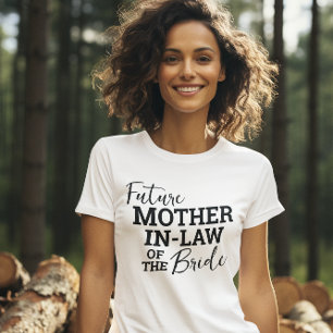 Künftige Mutter im Recht der Braut WV Hochzeit T-Shirt