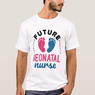 Künftige neonatale Krankenpflege Preemie NICU-Kran T-Shirt