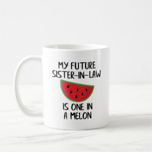 Künftige neue Schwester für Brautparty Kaffeetasse