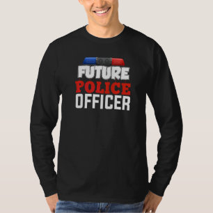 Künftige Polizeibeamte Rechtsforscher Polizist Cri T-Shirt