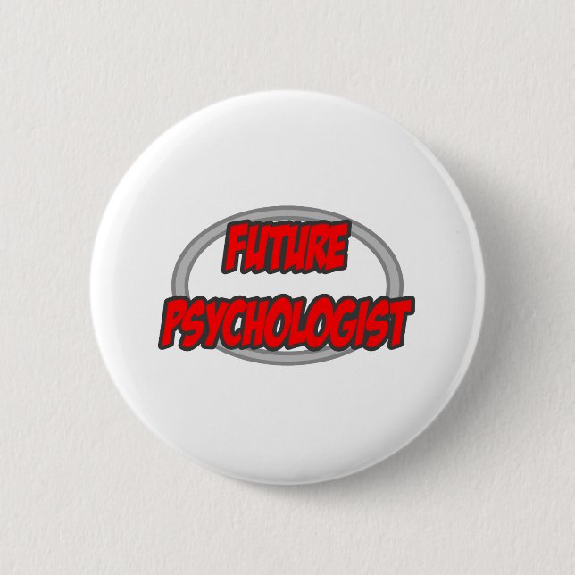Künftige Psychologin Button (Vorderseite)