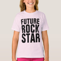 KÜNFTIGE ROCK STAR KIDS MÄDCHEN T - SHIRT
