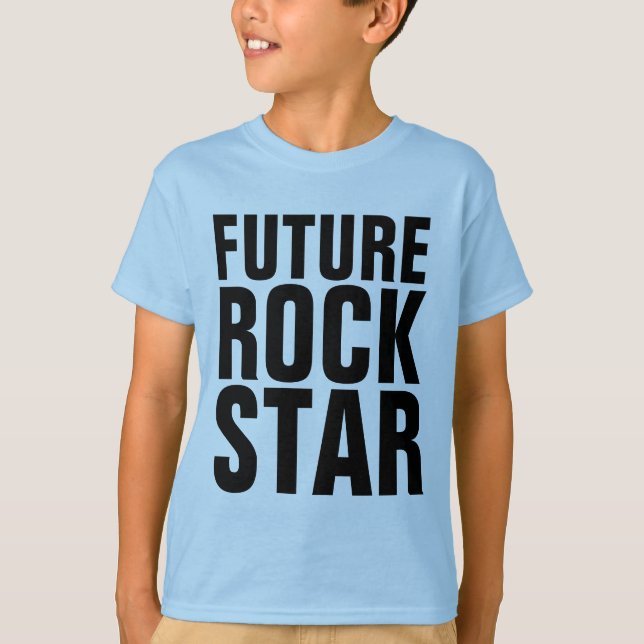 KÜNFTIGE ROCK STAR KIDS T - SHIRT (Vorderseite)