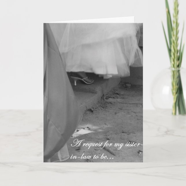 Künftige Schwiegerampfkarte Einladung (Vorderseite)