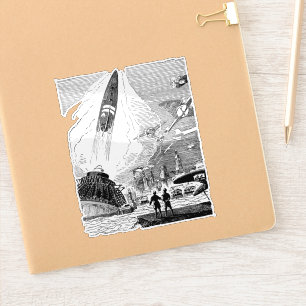 Künftige Stadt Aufkleber