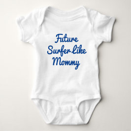 Künftige Surfer wie Mommy Baby Bodysuit Strampler