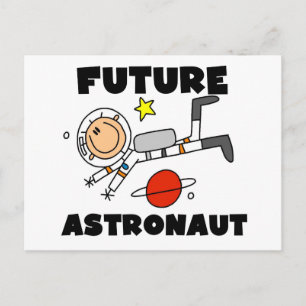 Künftige T - Shirt und Geschenke des Astronauten Postkarte