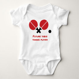 Künftige Tischtennis-Tischtennis-Tischtennisschläg Baby Strampler