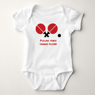 Künftige Tischtennis-Tischtennis-Tischtennisschläg Baby Strampler