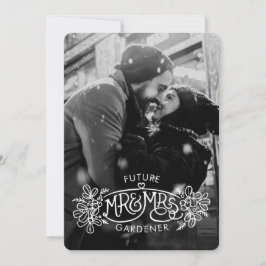 Künftige Verlobung von Mr. & Mrs. Einladung