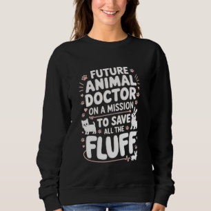 Künftige Veterinärkostüme Sweatshirt