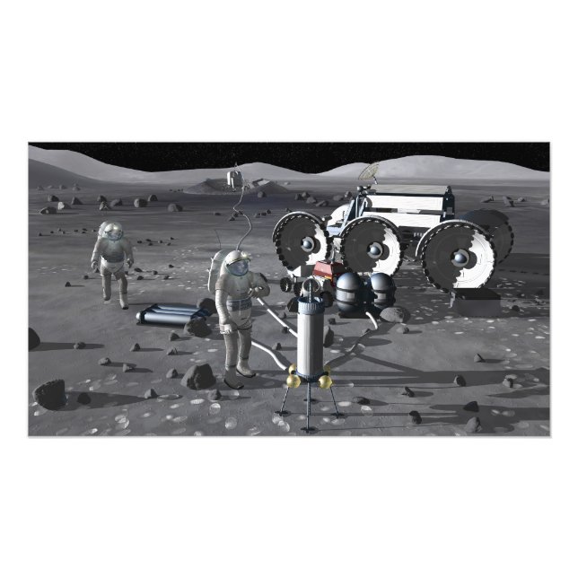 Künftige Weltraumforschungen 5 Fotodruck (Vorne)