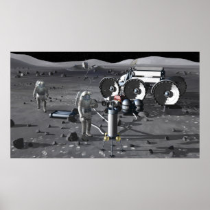 Künftige Weltraumforschungen 5 Poster