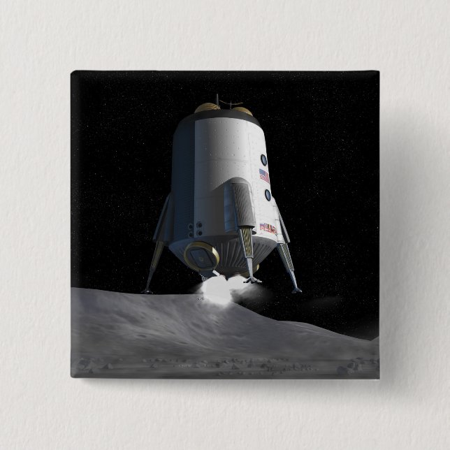 Künftige Weltraumforschungsmissionen 12 Button (Vorderseite)