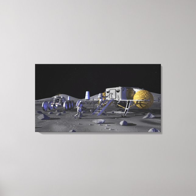 Künftige Weltraumforschungsmissionen 13 Leinwanddruck (Vorderseite)