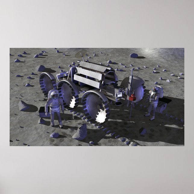 Künftige Weltraumforschungsmissionen 13 Poster (Vorne)