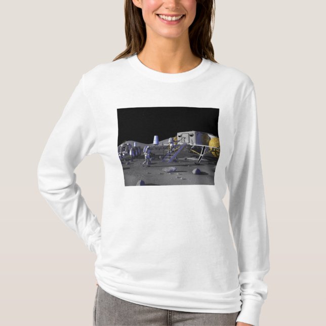 Künftige Weltraumforschungsmissionen 13 T-Shirt (Vorderseite)