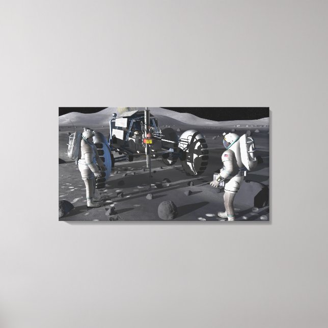 Künftige Weltraumforschungsmissionen 4 Leinwanddruck (Vorderseite)