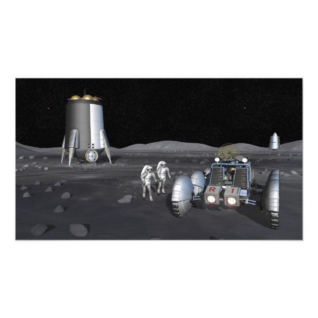 Künftige Weltraumforschungsmissionen 6 Fotodruck (Vorne)