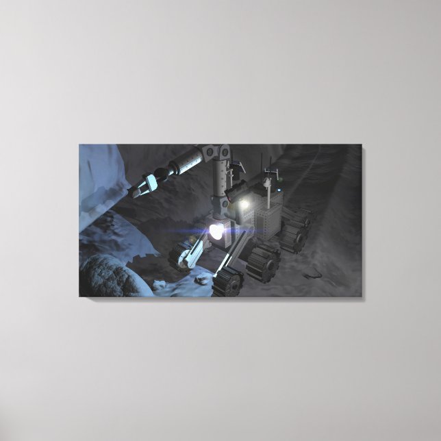 Künftige Weltraumforschungsmissionen 6 Leinwanddruck (Vorderseite)