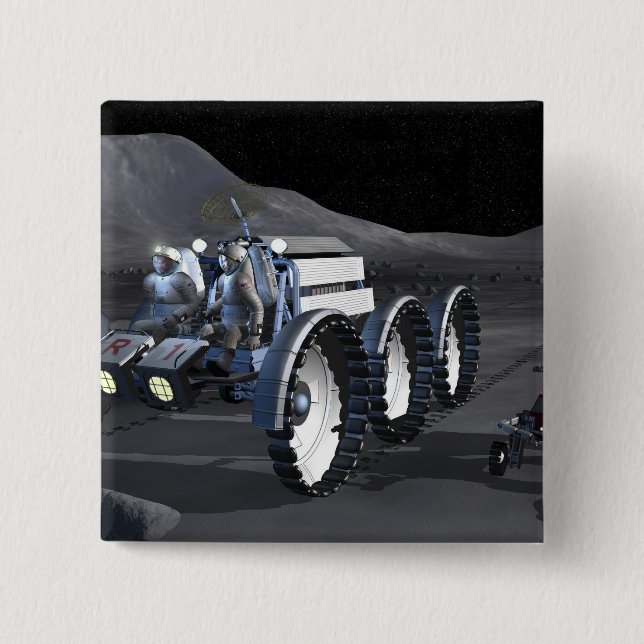 Künftige Weltraumforschungsmissionen 8 Button (Vorderseite)