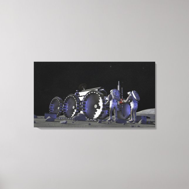 Künftige Weltraumforschungsmissionen 9 Leinwanddruck (Vorderseite)