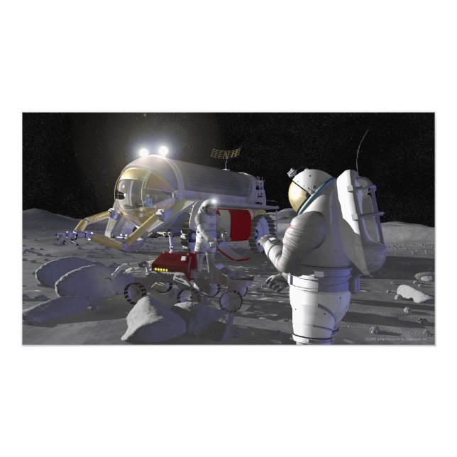 Künftige Weltraumforschungsmissionen Fotodruck (Vorne)