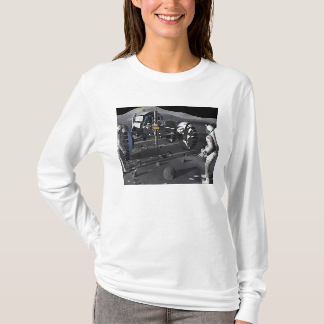 Künftige Weltraumforschungsmissionen T-Shirt (Vorderseite)