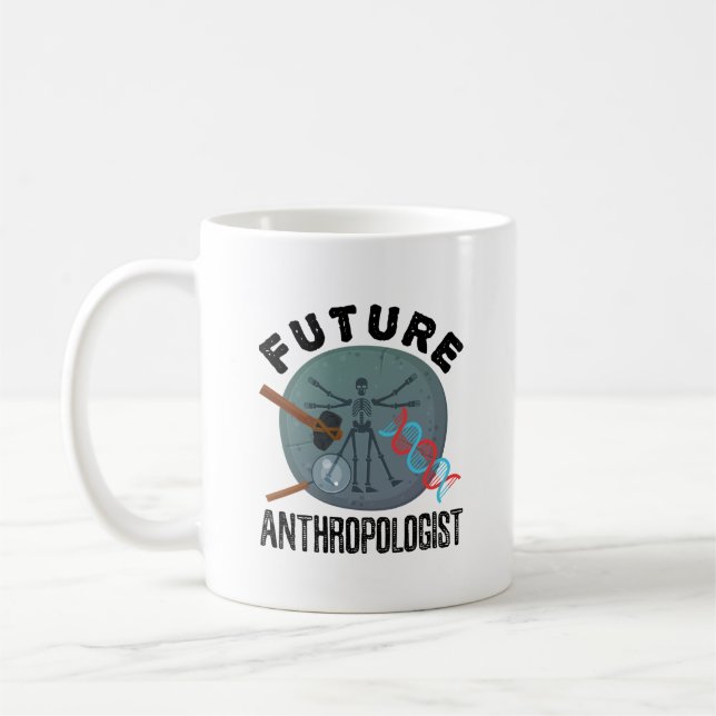 Künftiger Anthropologe Kaffeetasse (Links)
