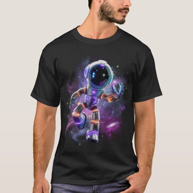 Künftiger Astronaut im Weltraum T-Shirt (Vorderseite)