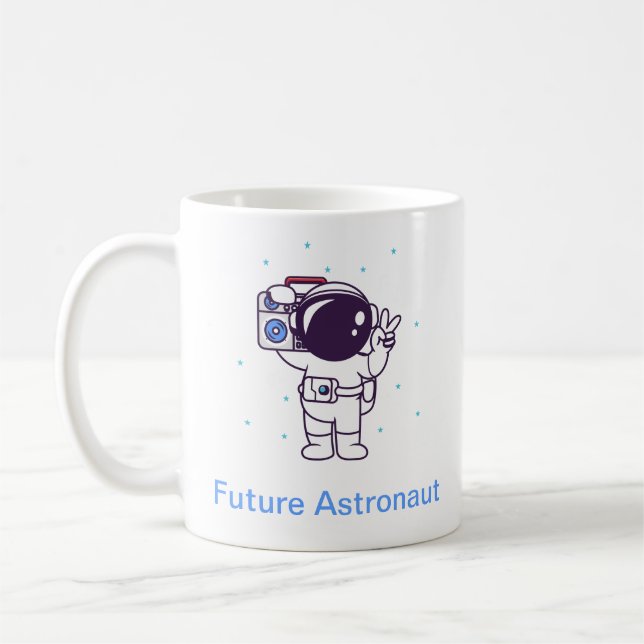 Künftiger Astronaut Kaffeetasse (Links)