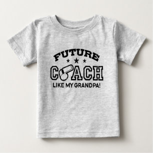 Künftiger Coach wie mein Opa Baby T-shirt