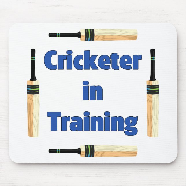 Künftiger Cricketer oder Cricketer im Training Mousepad (Vorne)