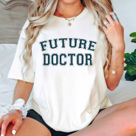 Künftiger Doktor/Mediziner Abschluss weiß T-Shirt